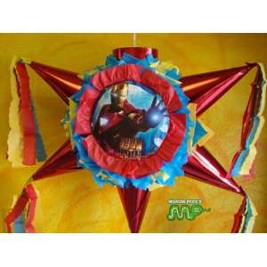  PINATA Iron Man Piñata Hand Crafted 26x26x12[Holds 2 3 