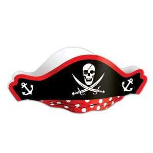  Printed Pirate Hat w/Tissue Crown Case Pack 240: Home 