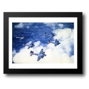  High angle view of fighter planes in flight, B 17 Flying 