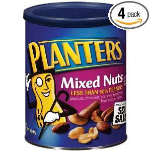 Planters Mixed Nuts, 17.75 Ounce Packages (Pack of 4)  