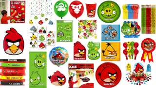 ANGRY BIRDS Birthday PARTY SUPPLIES ~ Create Your Set ~ Pick Only What 