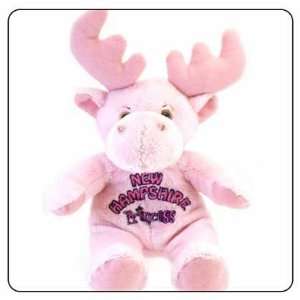    New Hampshire Souvies Plush Pink Moose Stuffed Animal Toys & Games