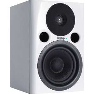  Fostex Powered Studio Monitor Pair White Musical 