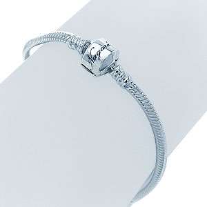 nagara 925 sterling silver snap bracelet fits chamilia db0054338