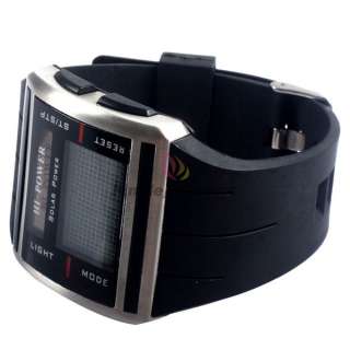 Solar Power Digital Sport Wrist Watch H  