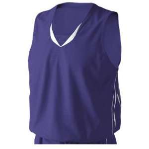   Custom Basketball Jerseys H450   PURPLE/WHITE L