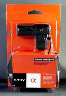 Sony ECM ALST1 Alpha DSLR Compact Stereo Microphone  