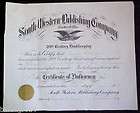 1939 Certificate of Proficiency William Penn HS York,PA