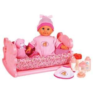   All About Baby Doll Rock A Bye Baby Baby Doll (Rachel) Toys & Games