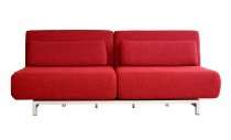   Furniture Online Store   Quintiliano Convertible Sofa Bed, Red