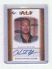 2011 LEAF FANS OF ALI CHRISTOPHER JUDGE AUTO, BOXING