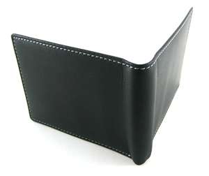 Stewart Stand Black Stainless Steel ID Bi Fold Wallet  