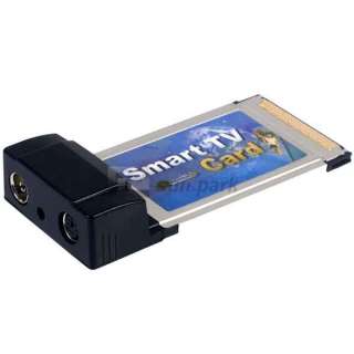 Analog PCMCIA Smart TV Tuner Cardbus Video Capture Card for Laptop w 