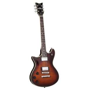  Schecter Tempest Standard Electric Guitar, Dark Brown 