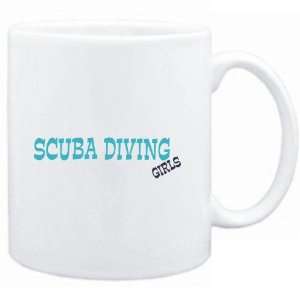  Mug White  Scuba Diving GIRLS  Sports