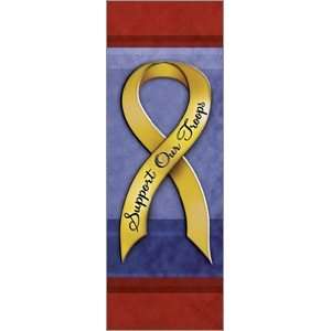  30 x 60 in. Seasonal Banner Yellow Ribbon Health 