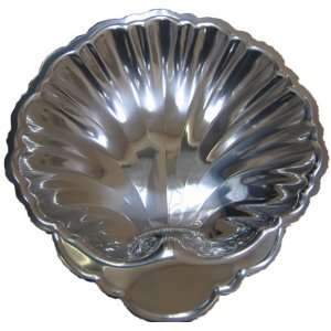 Stainless Steel Platter / Display/Serving Tray, Shell Design, 8 1/4 