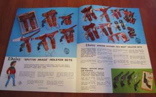 SUPER 1967 Daisy BB Gun Advertising TOY Catalog Cap etc  