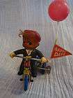    VINTAG​E BOY ON TRICYCLE W/T BALLOON/BANNER WIND UP TOY, WORKS