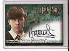 Harry Potter OOTP Matt Lewis   Neville Longbottom Auto Card
