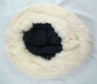   White Fur Crusher Hat United Hatters Cap Millinay Workers Union  