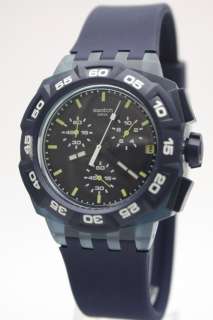   Blue Hero Chronograph Date Navy Rubber Band Watch SUIN402  