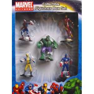  Set ~ Spiderman hulk ironman captain America wolverine Toys & Games