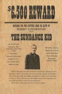 High quality reproduction of an old wild west wanted poster announcing 