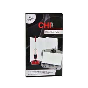  CHI HOME 2 in 1 Steam Vac Microfiber Pads, Pack of 3 