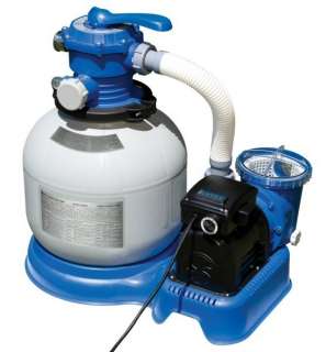 Above Ground Intex 1600 GPH Filter Swimming Pump and Salt Water System