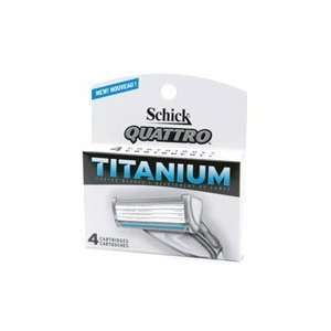  Schick Quattro Titanium Refill Size 4 Health & Personal 
