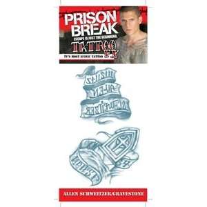  Prison Break Schweitzer Gravestone Tattoo Toys & Games