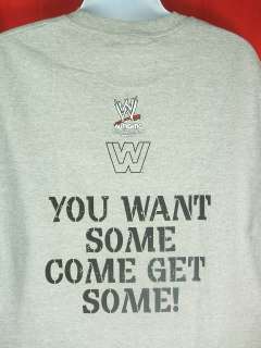 JOHN CENA Gray Chain Gang Soldier WWE T shirt XXL  