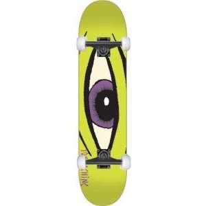 Toy Machine Sect Eye Complete Skateboard   8.0 Lime w/Thunder Trucks 