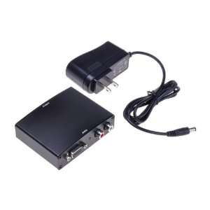 VGA And R/L Audio Port To HDMI Female Signal Converter With AC Charger 