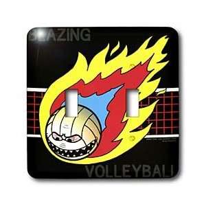 Rich Diesslins Funny General Cartoons   Blazing Angry Volleyball 