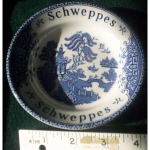  Wedgwood Blue Willow Advertising Schweppes Tonic (Tip Dish 