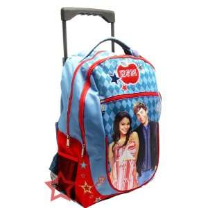    High School Musical Large Rolling Wheeled Backpack: Toys & Games