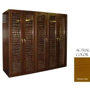   960 Bottle Wine Cellar   Glass Door / Golden Oak Cabinet Appliances